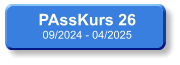 PAssKurs 26 09/2024 - 04/2025